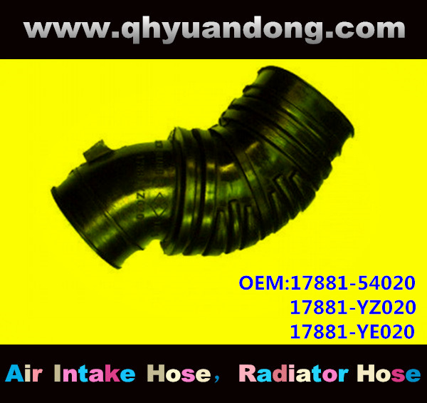 Air intake hose 17881-54020 17881-YZ020 17881-YE020
