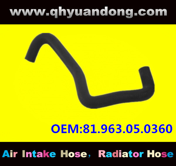 Truck SILICONE HOSE 81.963.05.0360