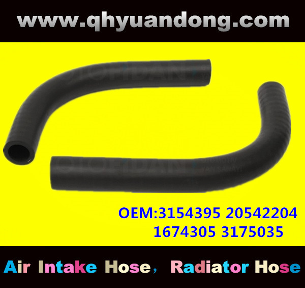 Truck SILICONE HOSE 3154395 20542204 1674305 3175035