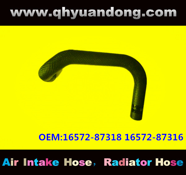 Radiator hose GG OEM:16572-87318 16572-87316