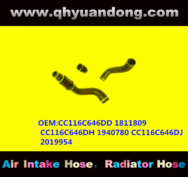RADIATOR HOSE GG OEM:CC116C646DD 1811809 CC116C646DH 1940780 CC116C646DJ 2019954