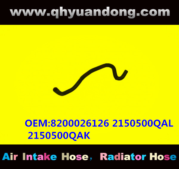 RADIATOR HOSE GG OEM:8200026126 2150500QAL 2150500QAK