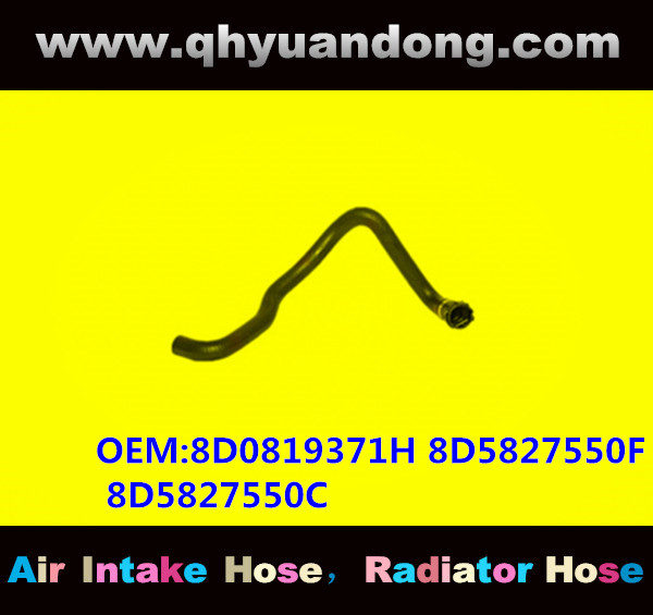 RADIATOR HOSE GG OEM: 8D0819371H 8D5827550F 8D5827550C