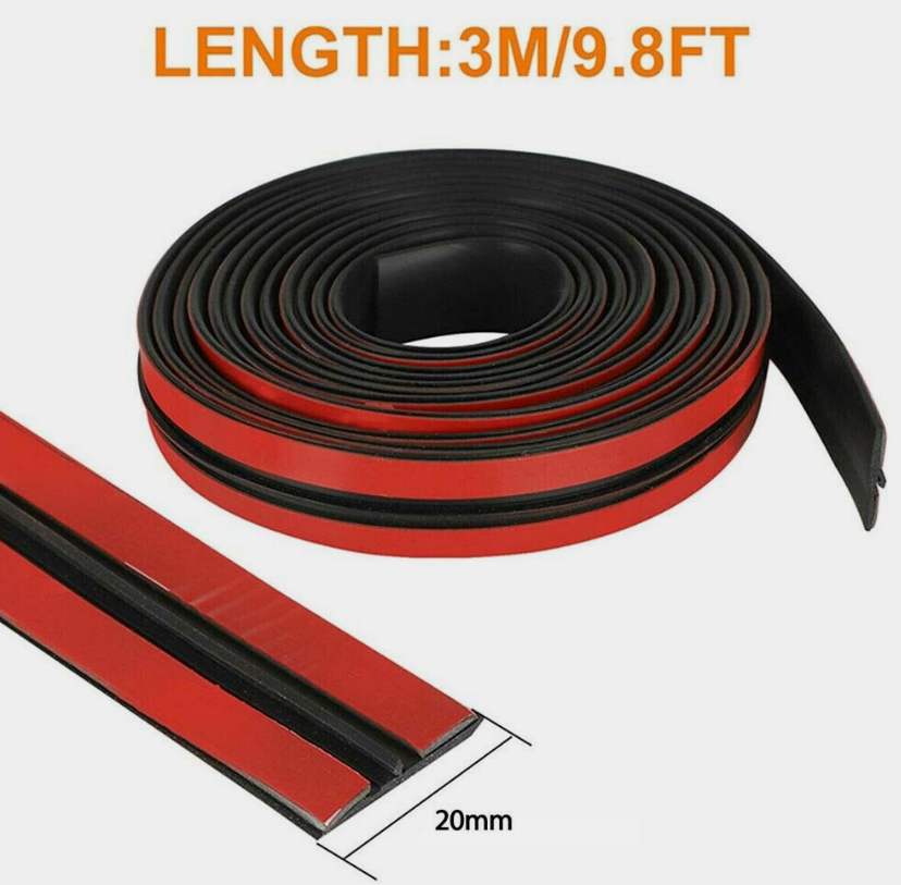 NEW Car Windshield Window Trim Edge Moulding Rubber Weatherstrip Seal Strip 10ft