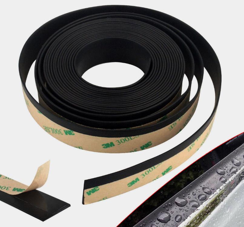 4M Rubber Car Front Rear Side Window Trim Edge Moulding Weatherstrip Seal Strip