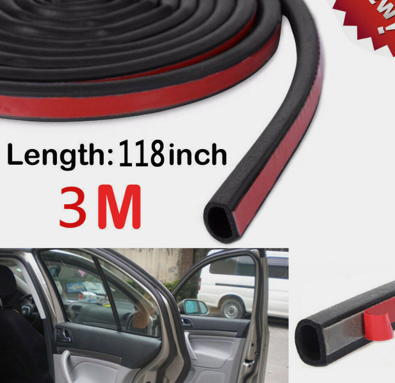 Car Motor Auto Door Big D-shape Rubber Seal Weather Strip OEM Hollow 3M