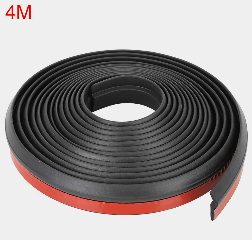 4m Universal Car Z Shape Rubber Weather Waterproof Strip Seal Car Seal Strip