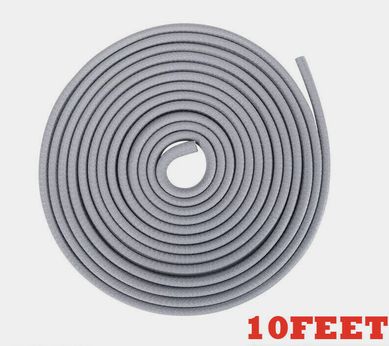 10 Feet Car Door Trim Grey Strip Edge Guard Moulding Rubber Seal USA New