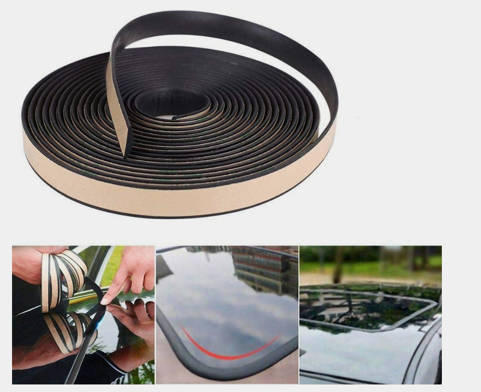 thumbnail image 2 of Genuine Honda Rear Windshield Molding For 96-00 Civic EJ Coupe – Rubber Weatherstrip, 73210-S2W-T00 2 of 4