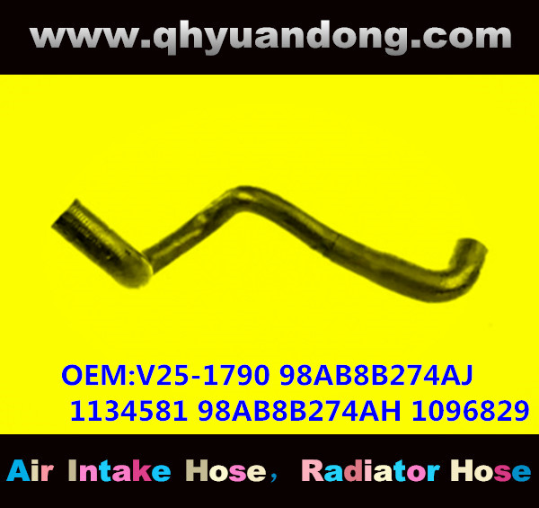 RADIATOR HOSE GG OEM:V25-1790 98AB8B274AJ 1134581 98AB8B274AH 1096829 98AB8B274AG 1076923 1061217